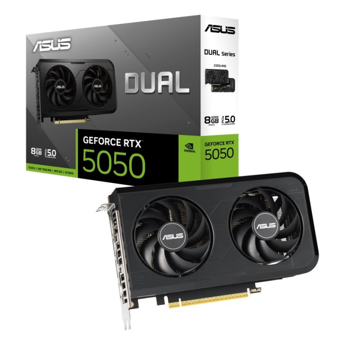 TARJETA DE VIDEO ASUS (DUAL-RTX5050-8G) 8GB GDDR6, 128BIT, PCI-E 5.0,