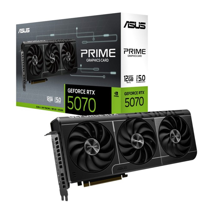 TARJETA DE VIDEO ASUS (PRIME-RTX5070-12G) 12GB GDDR7, 192BIT, PCI-E 5.