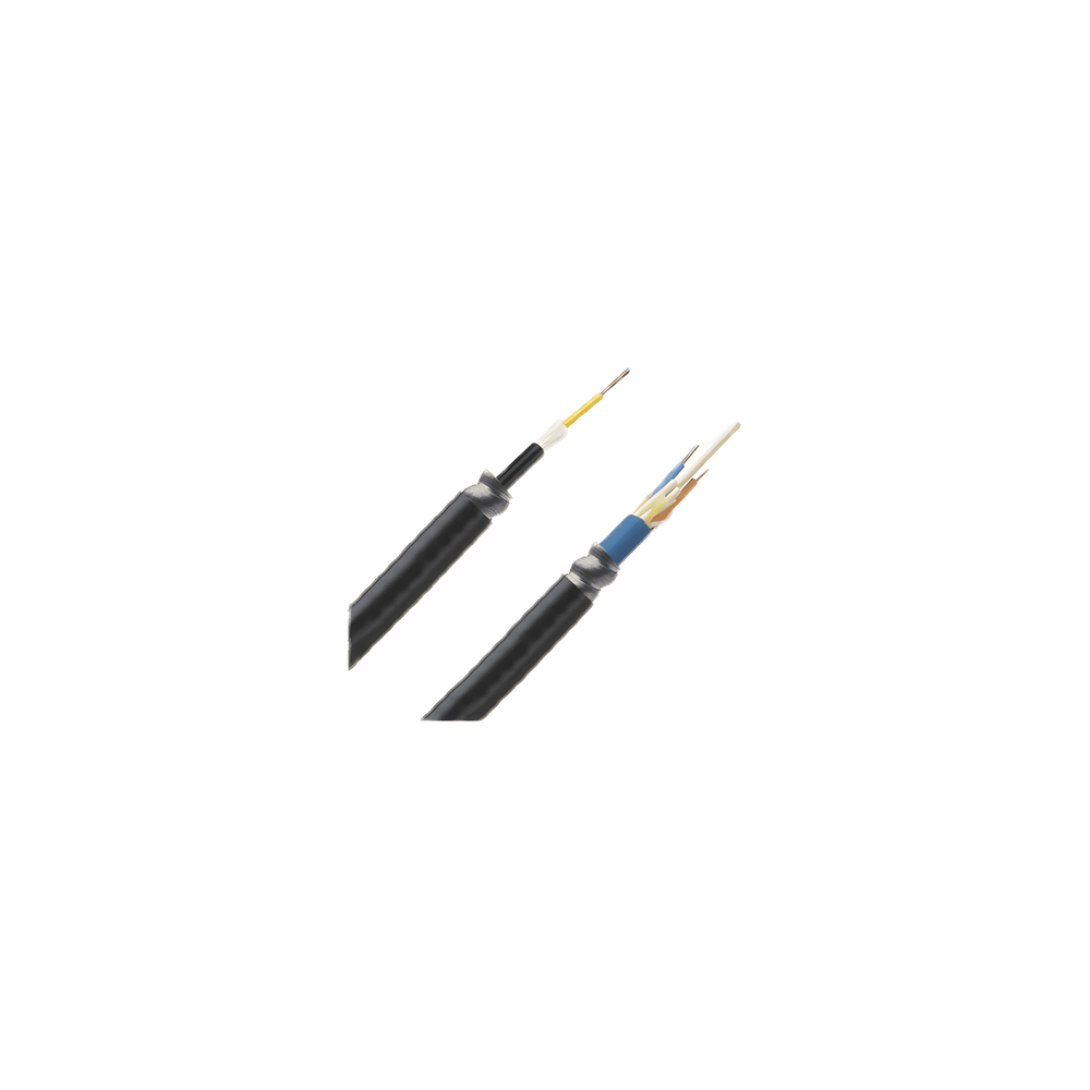 Cable de Fibra Óptica Armado / 6 Hilos / Multimodo OM4 50/125 / Loose