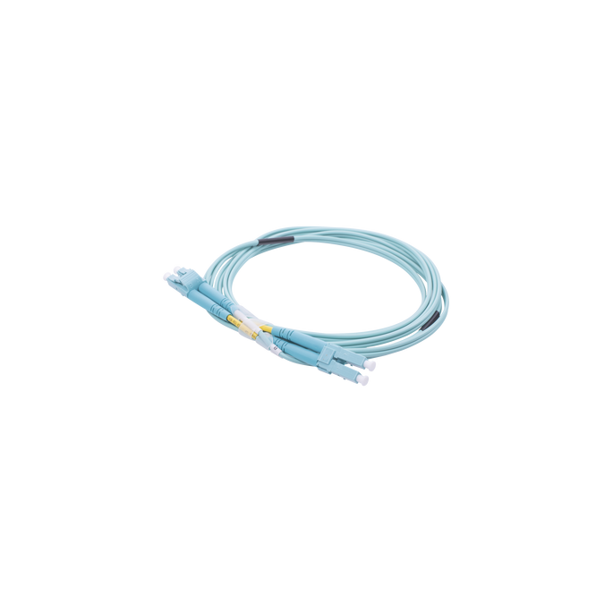 Jumper de Fibra Óptica Multimodo OM3 50/125 LC-LC OFNR (Riser), 2.0 mm