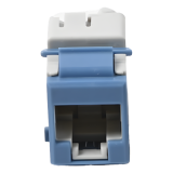 Jack Ultramax Cat6a, Utp, Tipo Keystone, Color Azul, Punch Down