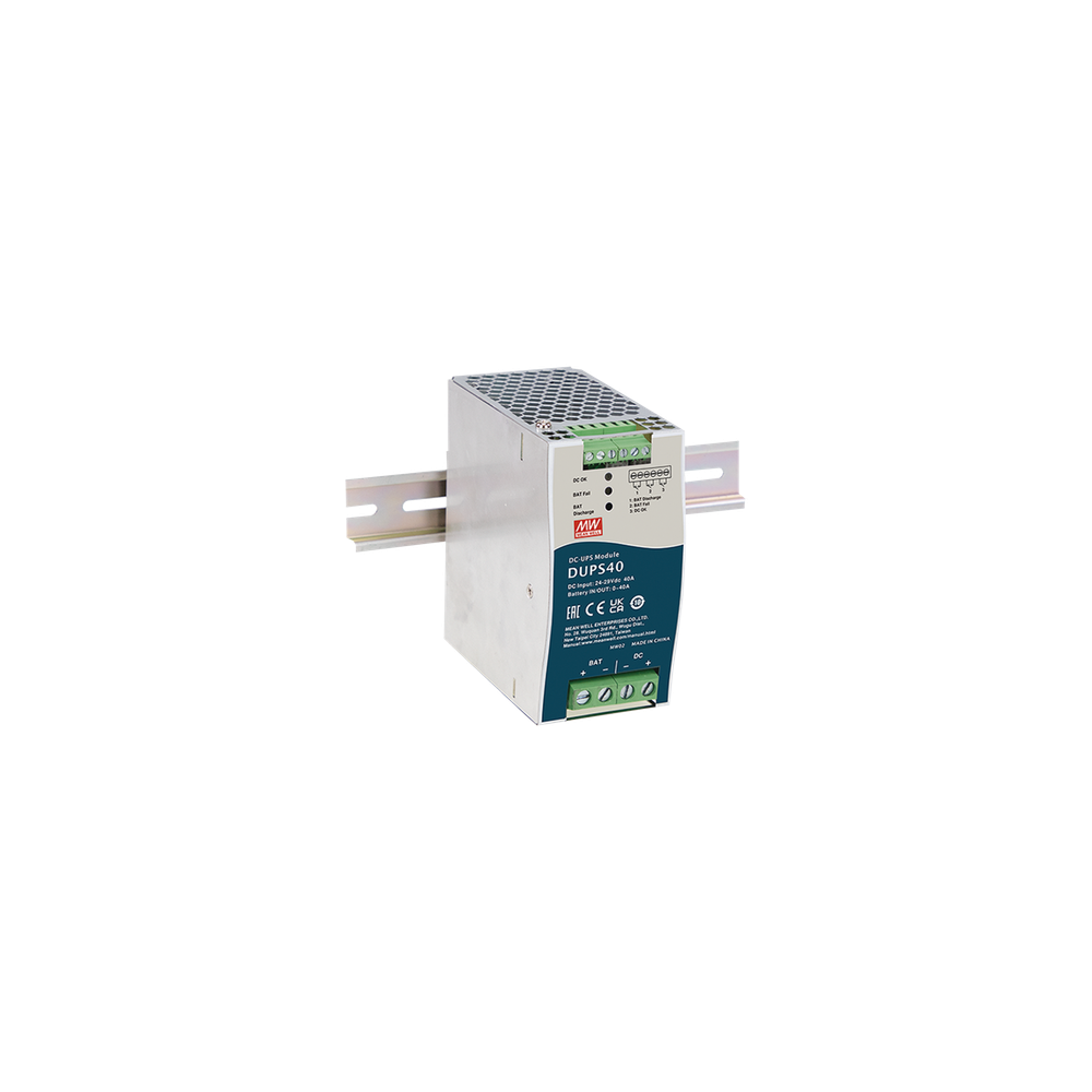 Módulo DC-UPS / 24 VCD / 40 A / Riel DIN / Baterías 4 a 135 Ah / -30°C