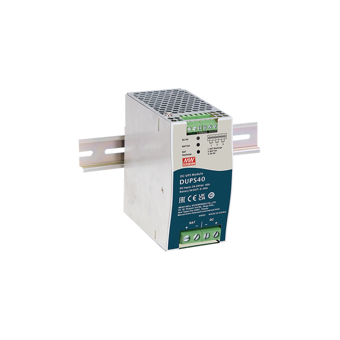 Módulo DC-UPS / 24 VCD / 40 A / Riel DIN / Baterías 4 a 135 Ah / -30°C