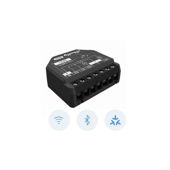 Apagador inteligente Wifi 2.4 / 2 canales Para apagador doble / 10A po