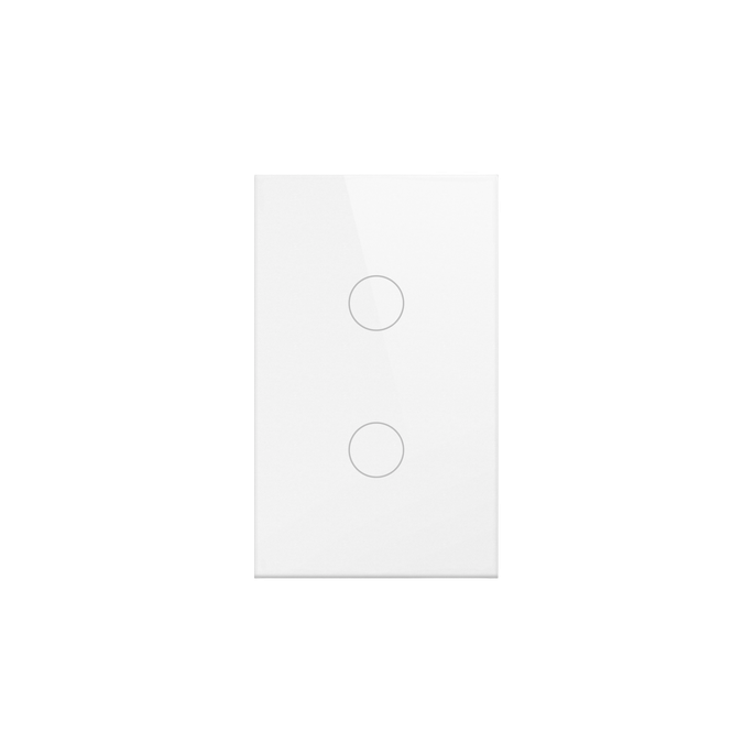 Interruptor Inteligente / 2 Circuitos / ZigBee / 100-250V / 800W por C