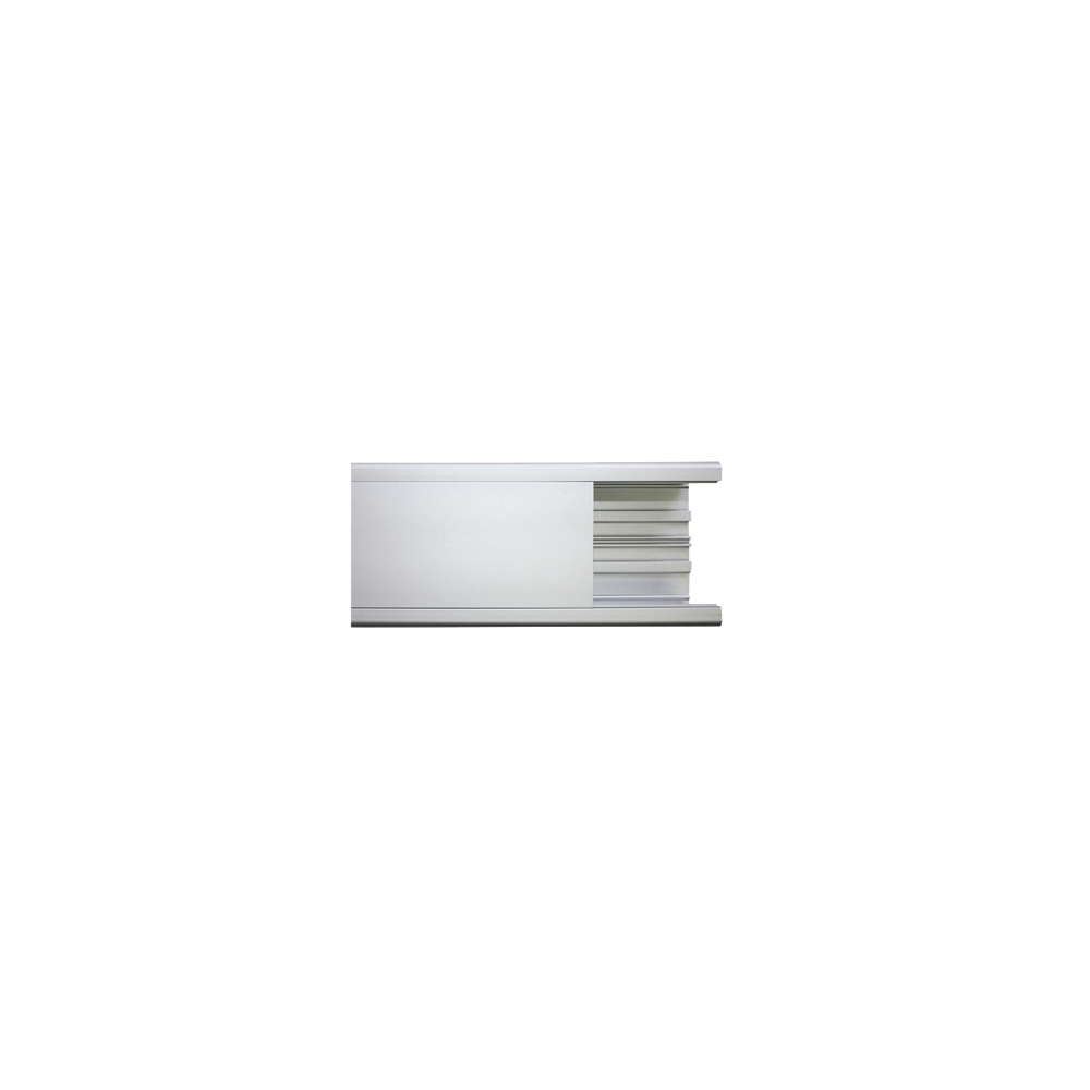 Canaleta de aluminio, 99 x 72 mm, tramo de 3m. (8101-80300)