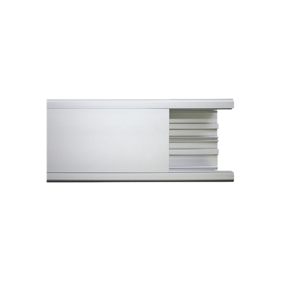Canaleta de aluminio, 99 x 72 mm, tramo de 3m. (8101-80300)