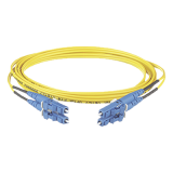 Jumper de Fibra Optica Monomodo 9/125 OS2, LC-LC Duplex, OFNR (Riser),