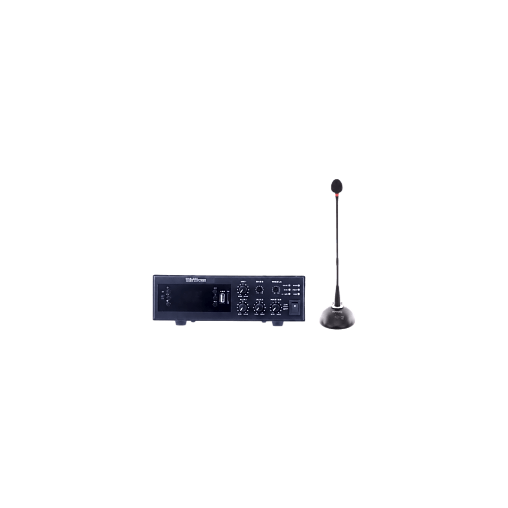 KIT de Amplificador de 120W Modelo EPB120E | más Micrófono de Cuello d