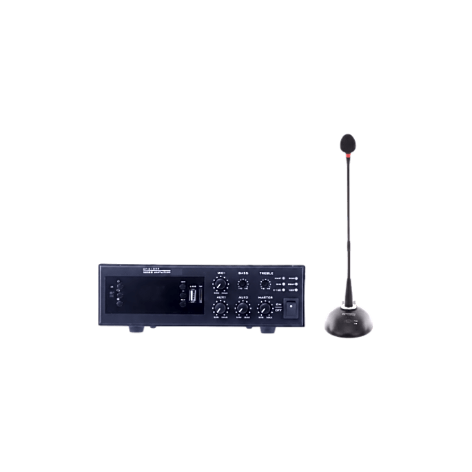 KIT de Amplificador de 120W Modelo EPB120E | más Micrófono de Cuello d