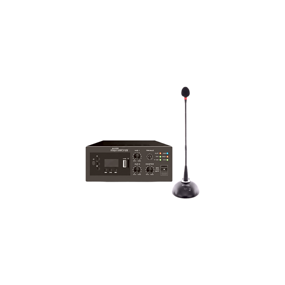 KIT de Amplificador de 240W Modelo EPB240E | más Micrófono de Cuello d