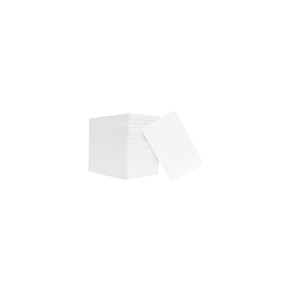 Tarjetas PVC CR80 / Paquete 100 Unidades / Doble Cara / 85.7 x 54 mm /
