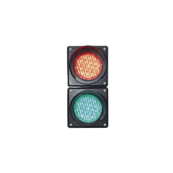 Semáforo / Señalización Rojo y Verde / Diametro 100mm / LED / 110vca.