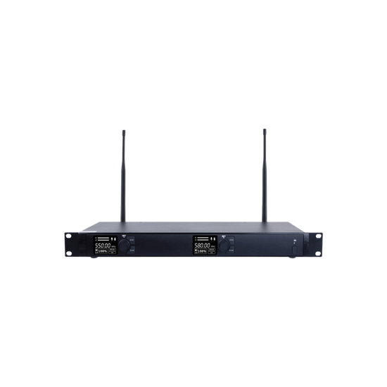 Receptor Inalámbrico Dual Canal / U-Band Digital / 4 Bandas 470-830 MH