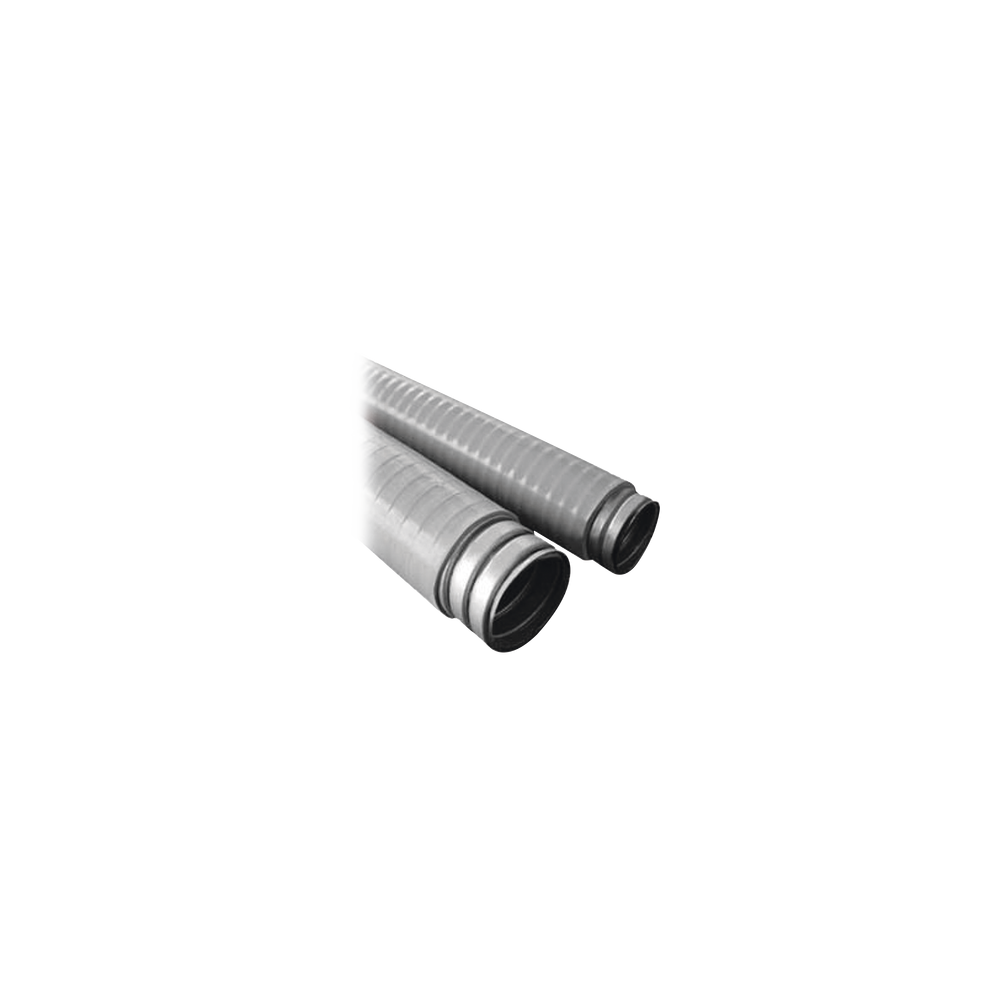 Tubo Flexible tipo Liquidtight de 2" (50 mm). Acero + Forro PVC. Rollo