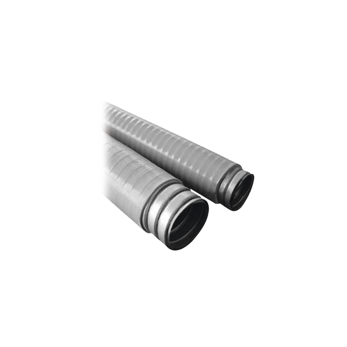 Tubo Flexible tipo Liquidtight de 2" (50 mm). Acero + Forro PVC. Rollo