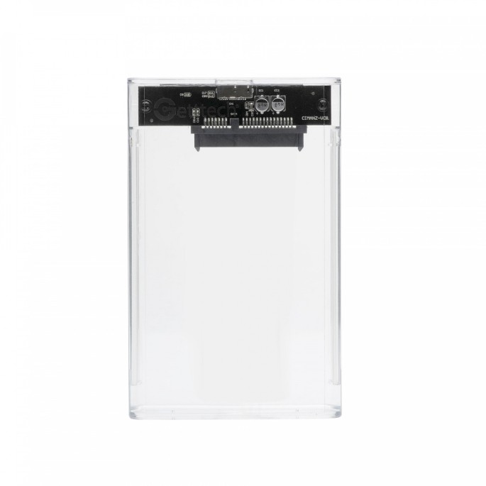 ENCLOSURE DISCO DURO GETTTECH 2.5" TRANSPARENTE GCE-U325-01