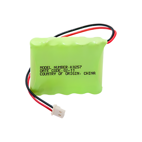 Batería de Respaldo NiMH / 6V / 700 mAh / Conector 2 Pines / Hasta 6 H