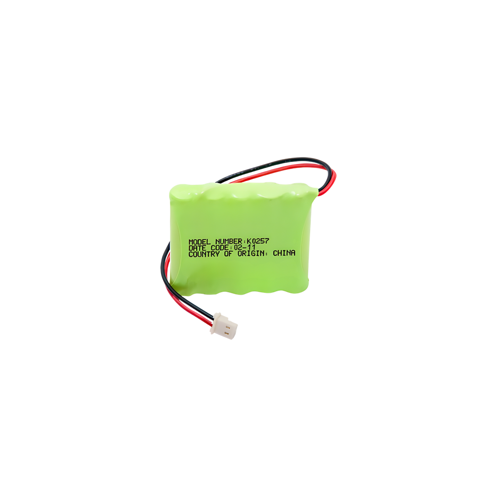 Batería de Respaldo NiMH / 6V / 700 mAh / Conector 2 Pines / Hasta 6 H