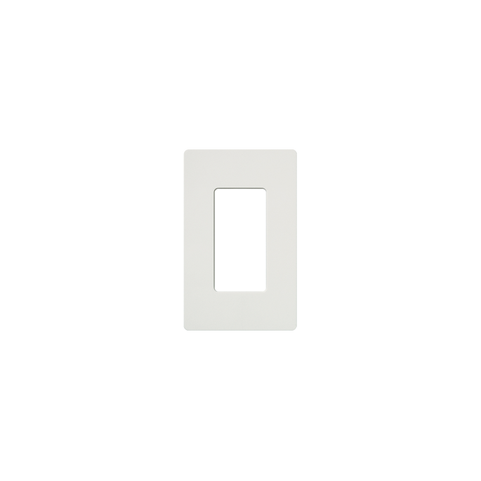 Tapa Color Blanco Satin para interruptor o dimmer Lutron, 1 gang, limp