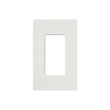 Tapa Color Blanco Satin para interruptor o dimmer Lutron, 1 gang, limp