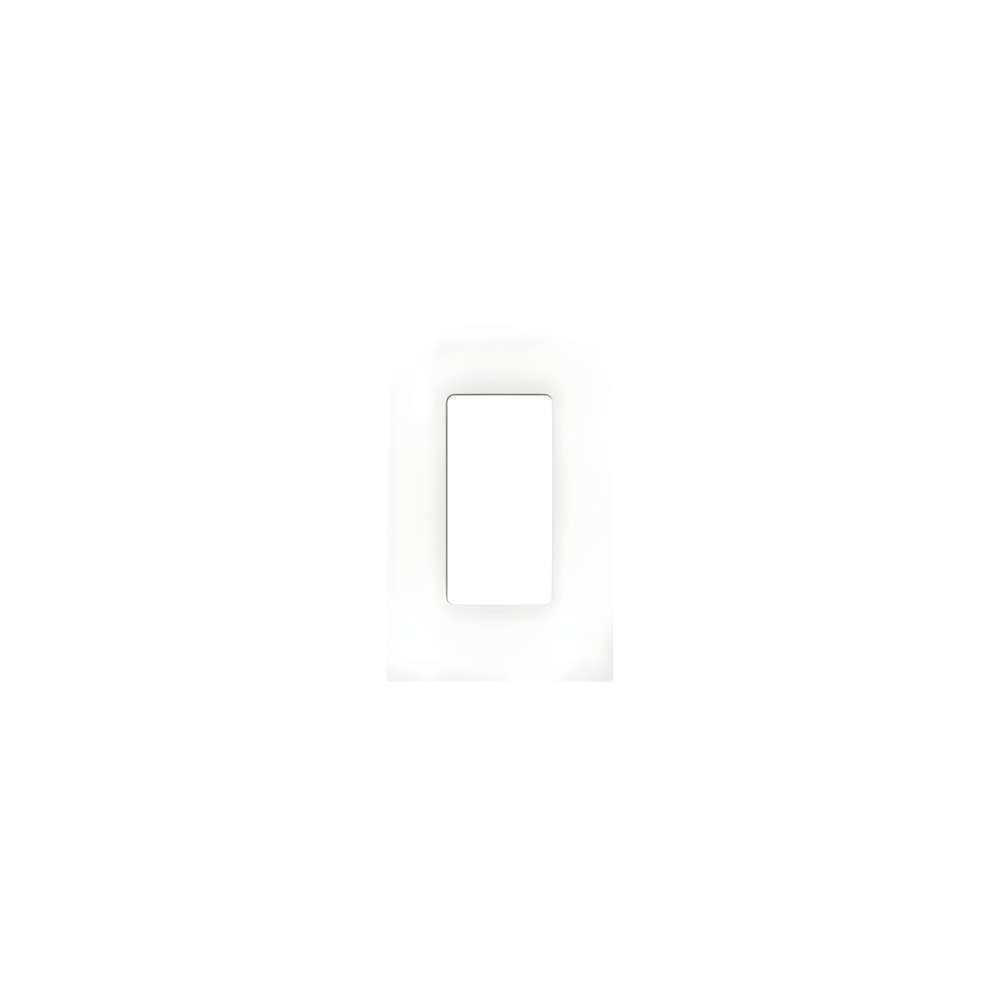 Tapa Color Blanco Satin para interruptor o dimmer Lutron, 1 gang, limp