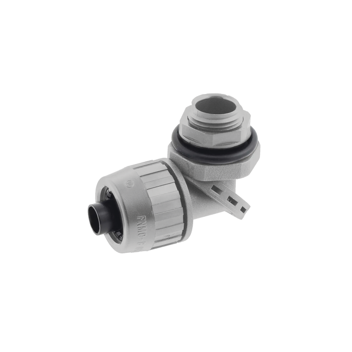 Conector Multi Posición de Nylon de 3/4" para Tubería Liquidtight Poly