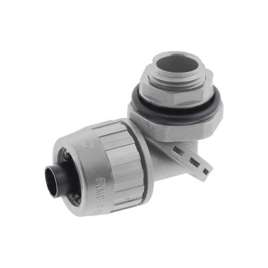 Conector Multi Posición de Nylon de 3/4" para Tubería Liquidtight Poly