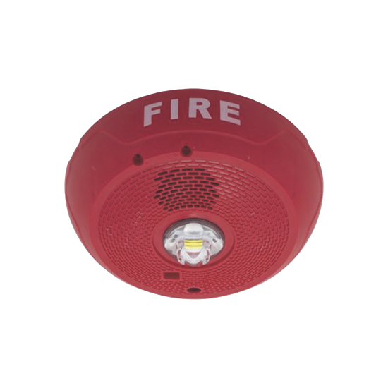 Sirena con Estrobo LED / 2 Hilos / Techo / 24 Vcd / Candela Selecciona