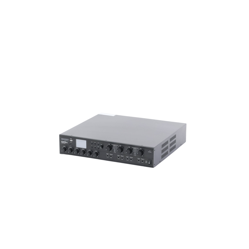 Amplificador Mezclador Matricial | 4 zonas | 240w por canal | 6 entrad