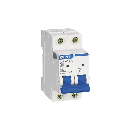 Pastilla para Riel Din, 2 Polos, 16 Amp, Vca:110/415v, 6kA, Catálogo: