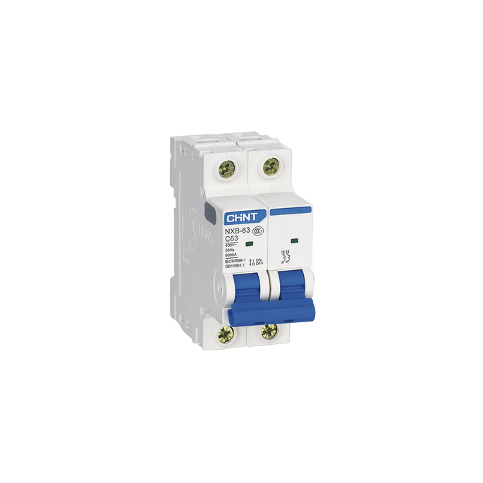 Pastilla para Riel Din, 2 Polos, 16 Amp, Vca:110/415v, 6kA, Catálogo: