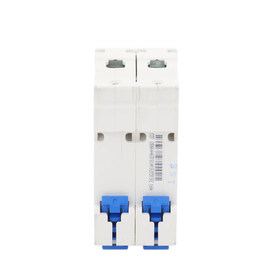 Pastilla para Riel Din, 2 Polos, 16 Amp, Vca:110/415v, 6kA, Catálogo: