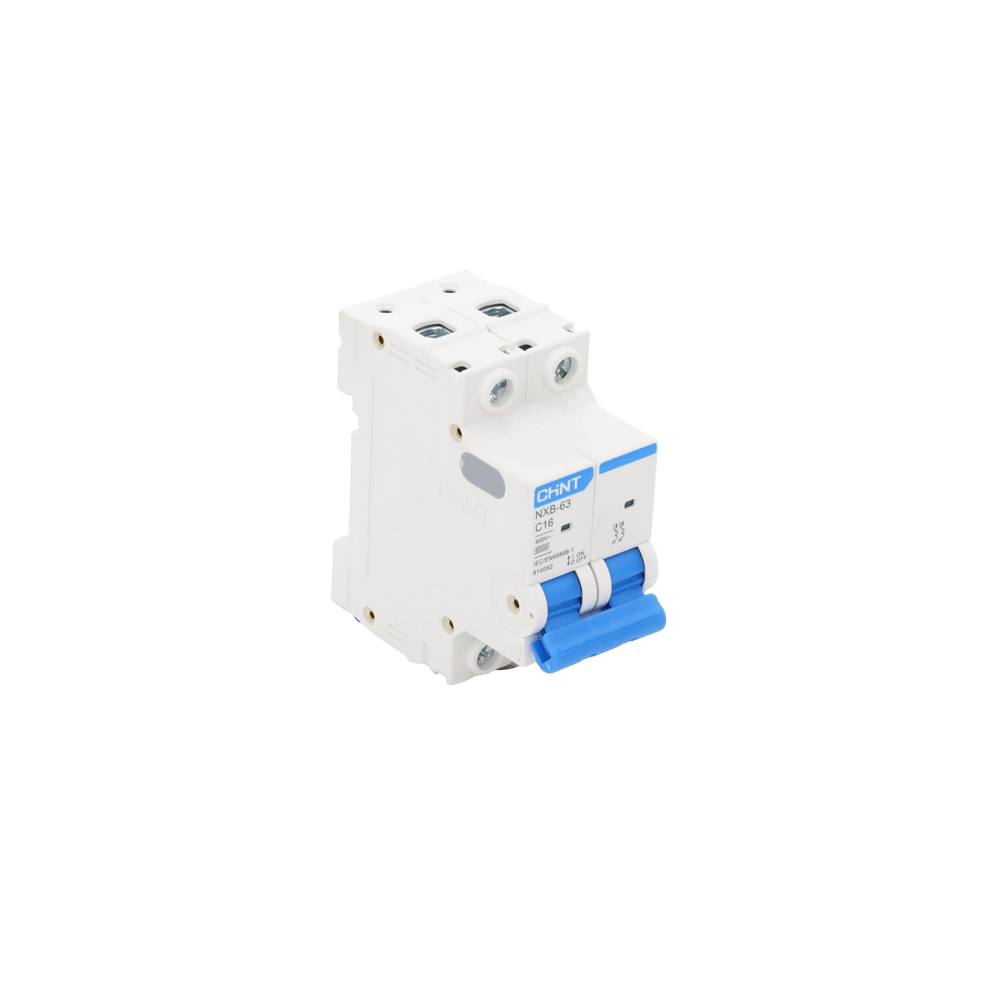 Pastilla para Riel Din, 2 Polos, 16 Amp, Vca:110/415v, 6kA, Catálogo: