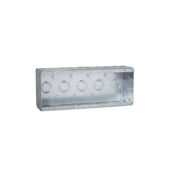 Caja Multigang de 5 Gang / Profundidad 2 1/2" / 19 Entradas 1/2"-3/4".