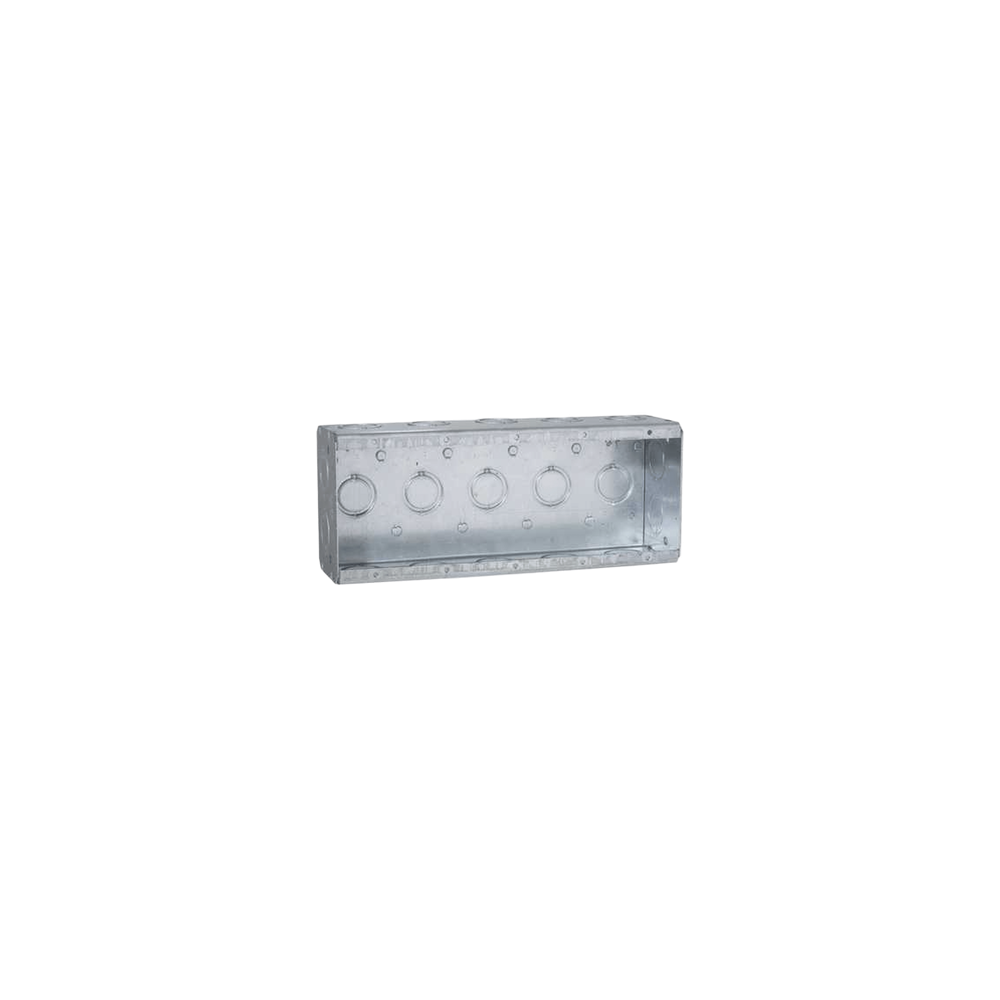 Caja Multigang de 5 Gang / Profundidad 2 1/2" / 19 Entradas 1/2"-3/4".