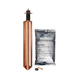 Kit de Puesta a Tierra de 100 Amperes con Electrodo, Filtro y Compuest