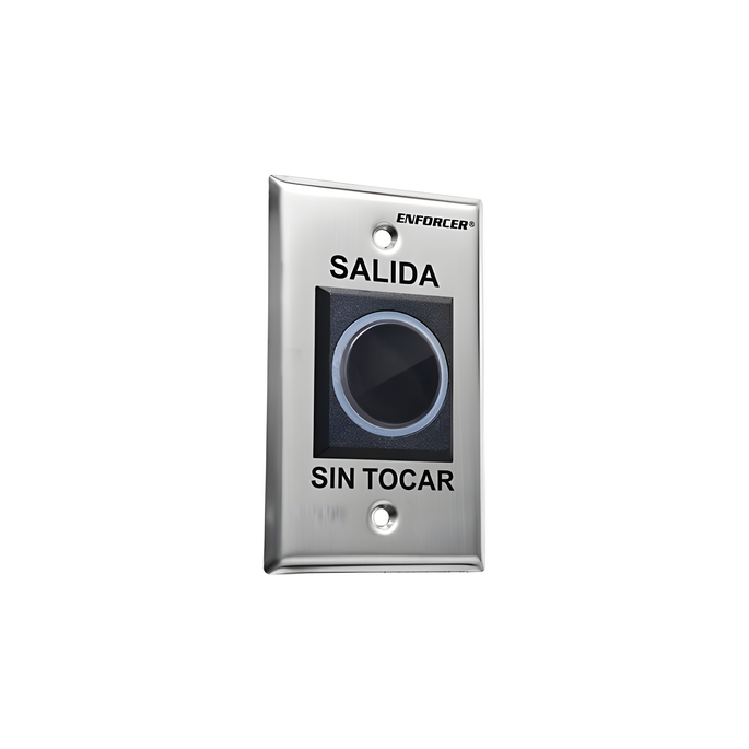 Botón de Salida sin Contacto / Sensor IR Ajustable 6 a 20 cm / LED Bic