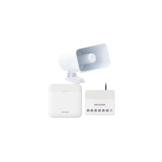Kit de Alarma Inalámbrico / 48 Zonas / Sirena Exterior 30W IP65 / Rele