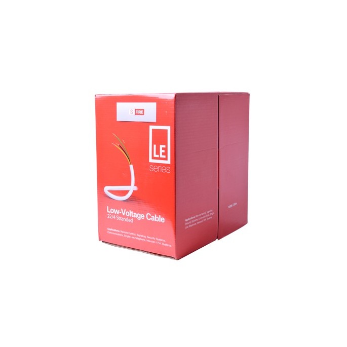 Bobina de 305 Metros (1000 Pies) / Cable de CCA / 4 x 22 AWG / Tipo Al