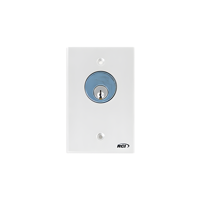 Interruptor con Llave / Acción Mantenida / SPDT 3A @ 125 VCA / Alumini