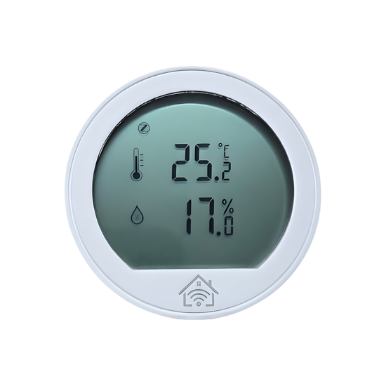Sensor de temperatura y humedad / Pantalla LCD / ZigBee 2.4 GHz / -20°