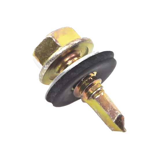 Tornillo Punta Broca Sello Montado 6.5 X 19 mm (1/4" X 3/4") Caj. C/10