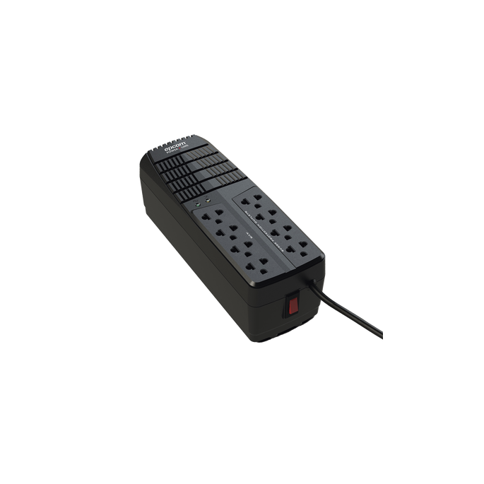 Regulador de Voltaje 1000 VA-500 W / 4 Contactos con AVR / 4 Contactos