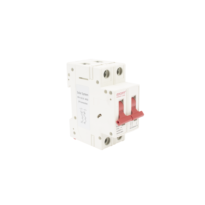 Protección Térmica/ Interruptor 2P, 20 A, Corriente Directa 800 Vcc pa