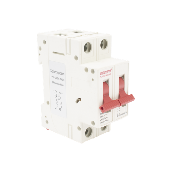 Protección Térmica/ Interruptor 2P, 20 A, Corriente Directa 800 Vcc pa