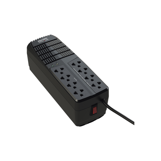 Regulador de Voltaje 2000 VA-1000 W / 4 Contactos con AVR / 4 Contacto