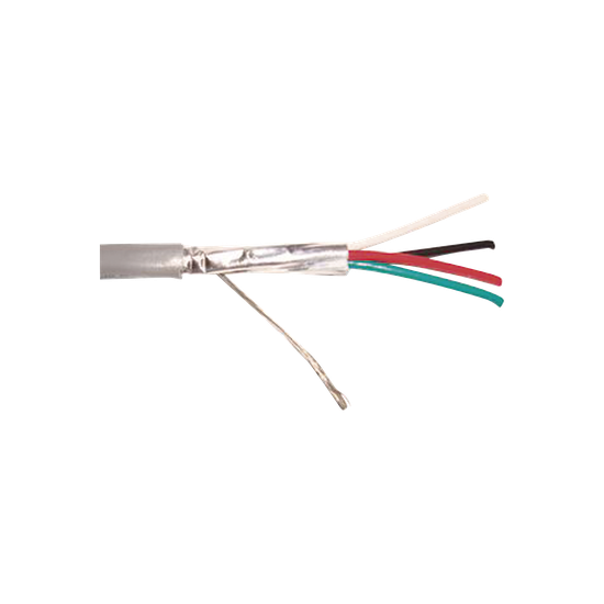 Cable de Alarma / 4x18 AWG / Blindado / 305 m (1000 ft) / Riser UL / G