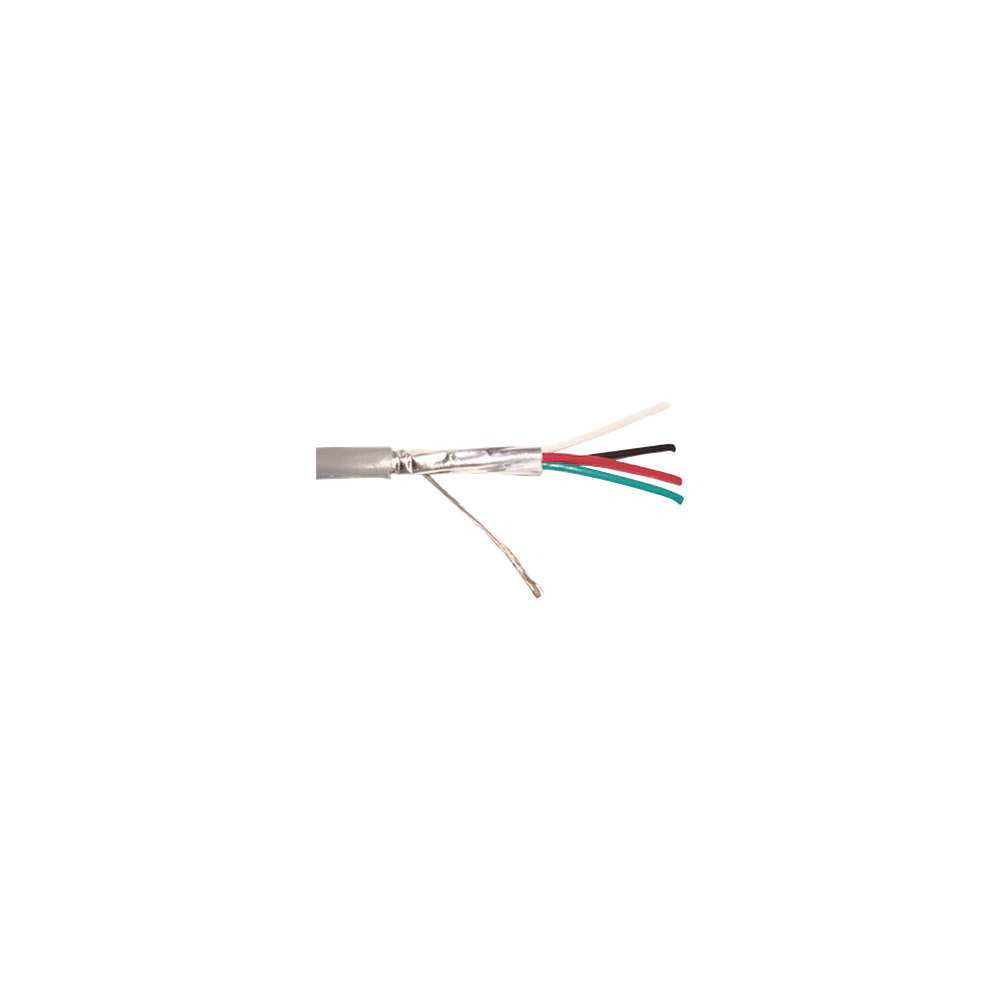 Cable de Alarma / 4x18 AWG / Blindado / 305 m (1000 ft) / Riser UL / G