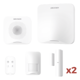 Kit de Alarma Inalámbrica / 16 Zonas / Alcance 1200 m (3937 ft) / Wi-F
